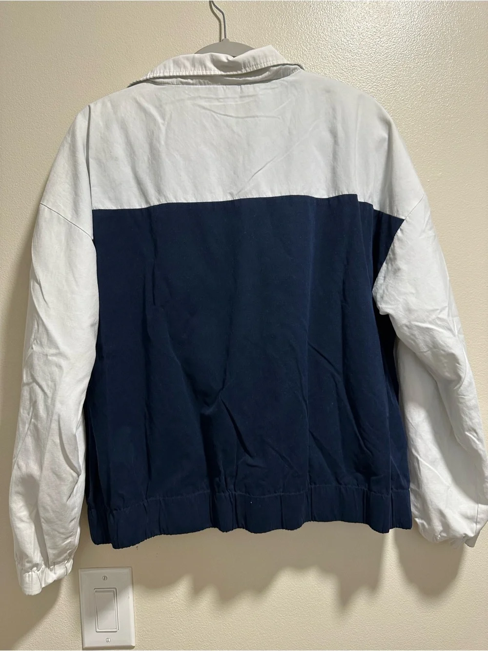 Forever 21 Women’s 1X Colorblock Multicolor Stripes Windbreaker